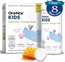 OraTicx Kids Diş Probiyotikleri Anti-Cavity + Sağlıklı Dişler ve Gums, Oral Sağlık Için 8 Milyar CFU Probiyotikleri, Yogurt Flavor 1-PKK