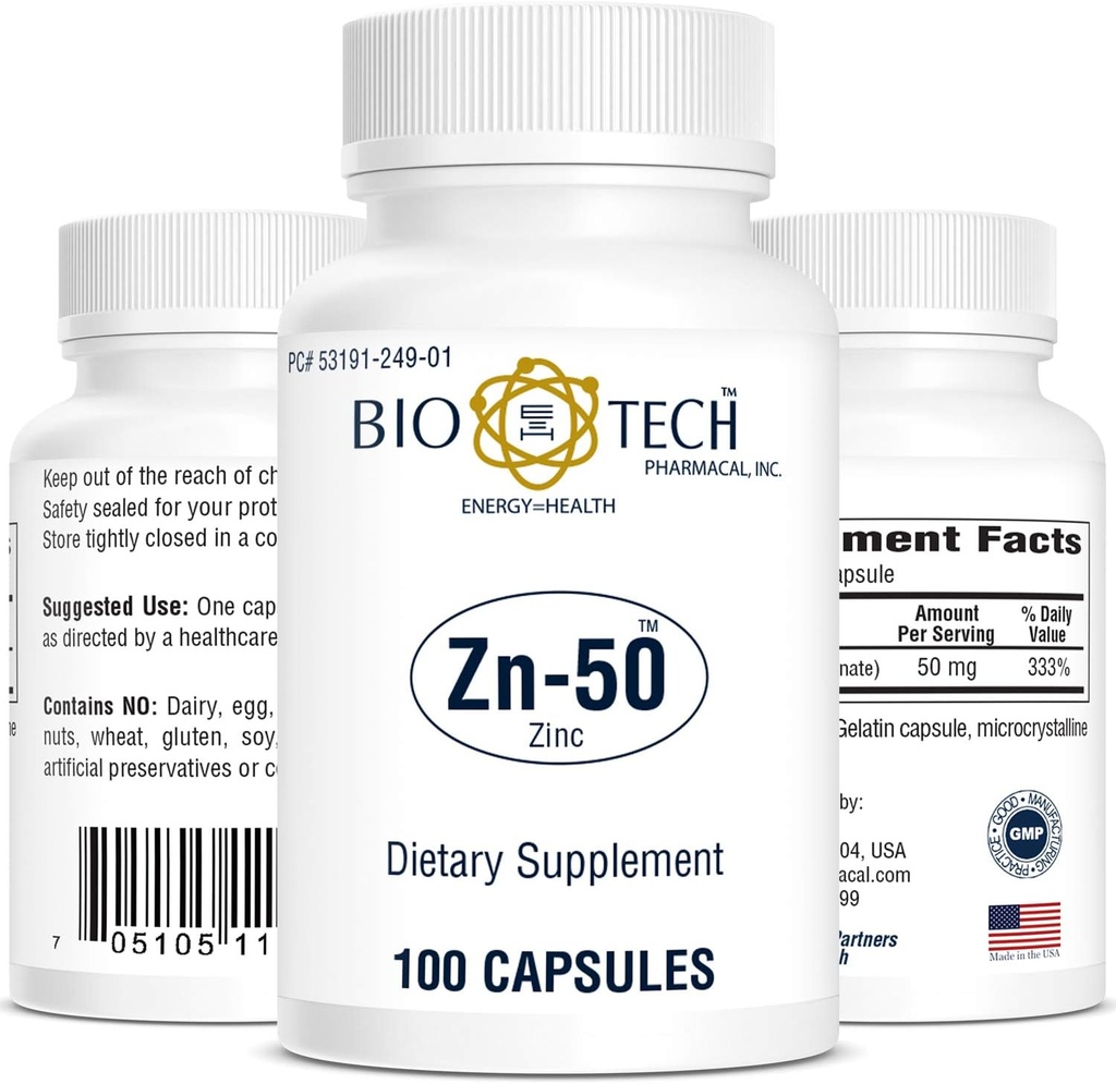 BioTech Pharmacal - Zn-50-100 Count