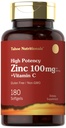 Carlyle çinko, C | 180 Softgels | Non-GMO, Gluten Free | Tahoe Beslenme