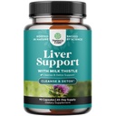 Liver Cleanse Detox & Tamir 90 Capsules - Herbal Liver Support Milk Thistle Supplements with Dandelion Root, Choline, Beetroot & Artichoke Extract