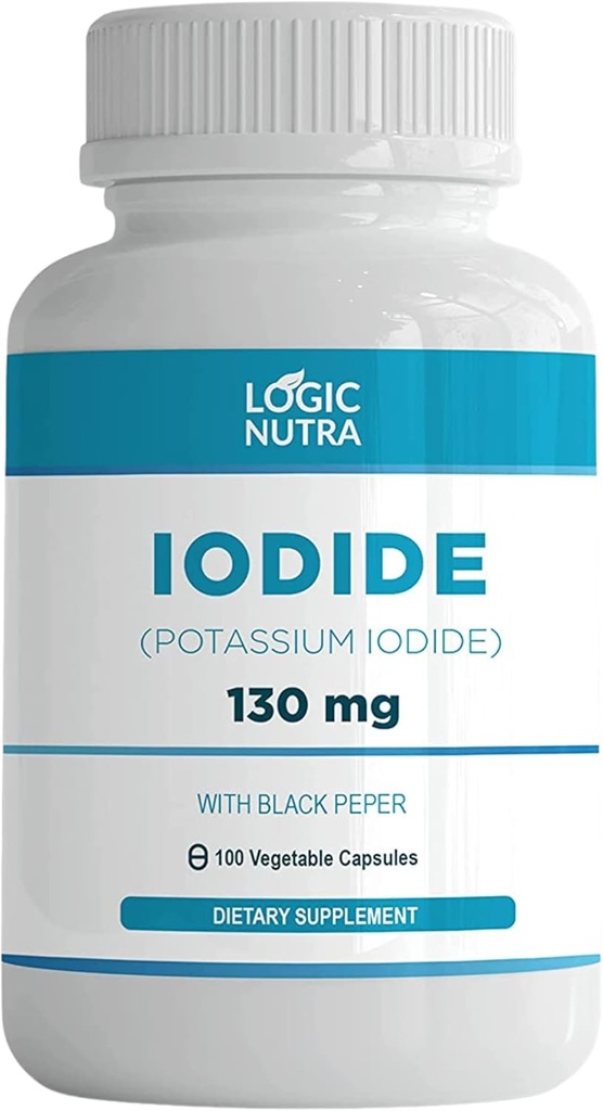 Iodine (Uygulamalı Iodide) 100 Sebze Kapsülü ile 130 mg