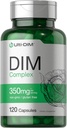 Horbäach DIM Supplement | 350mg Complex | for Women & Men | 120 Capsules | Diindolylmethane | with Broccoli & Kale | Non-GMO, Gluten Free