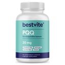 BESTVITE PQQ 20mg (Pyrroloquinoline Quinone) (120 κάψουλες χορτοφάγων) - Δεν Stearates - Vegan - Μη ΓΤΟ - Χωρίς γλουτένη
