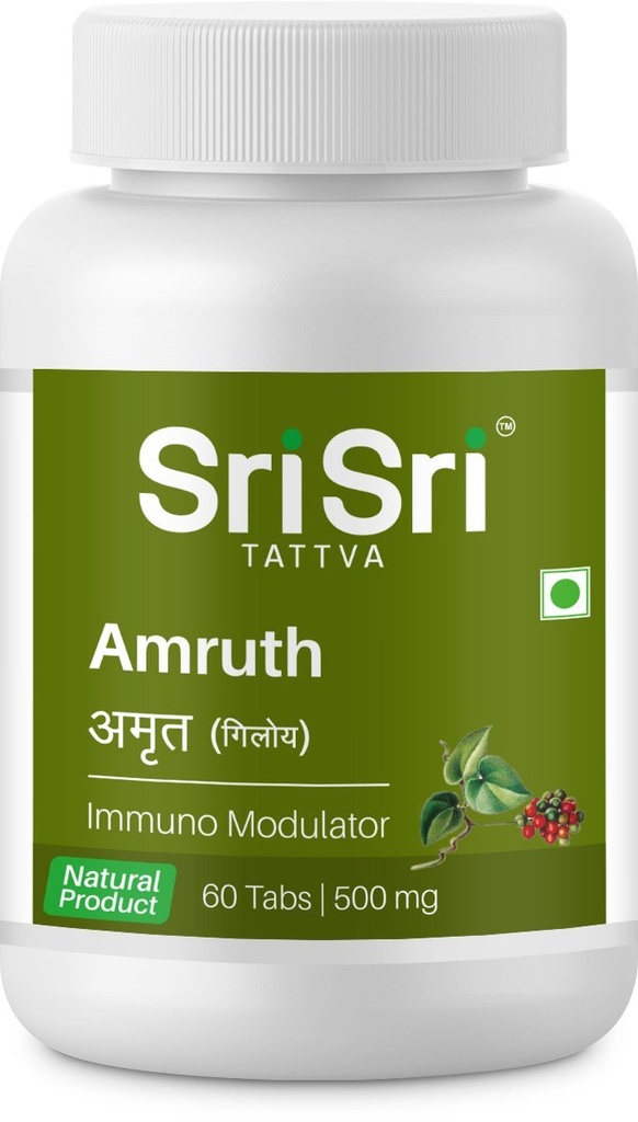 Sri Sri Products Ayurveda Amruth Immuno Modelator Tablet 500Mg PACKOF 2