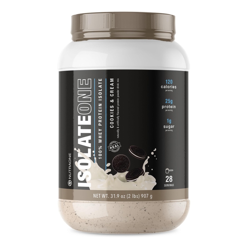 NutraOne IsolateOne Whey Isolate Protein Toz% 100 Pure Whey Isolate Toz (Kurlar ve Krem)