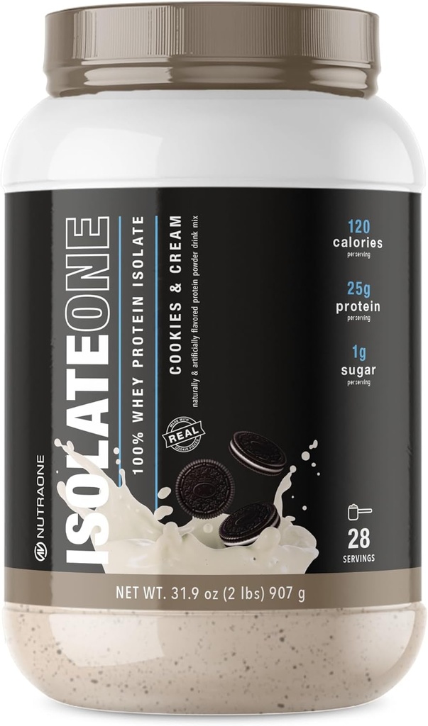 NutraOne IsolateOne Whey Isolate Protein Toz% 100 Pure Whey Isolate Toz (Kurlar ve Krem)