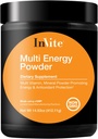 Invite Health Multi Energy Toz - Enerji ve Metabolism Destek - Konins Choline, Inositol, Lecithin, Kalsiyum, Magnezyum, D3, Boron, Magnezyum, çinko, C - 30 Hizmet