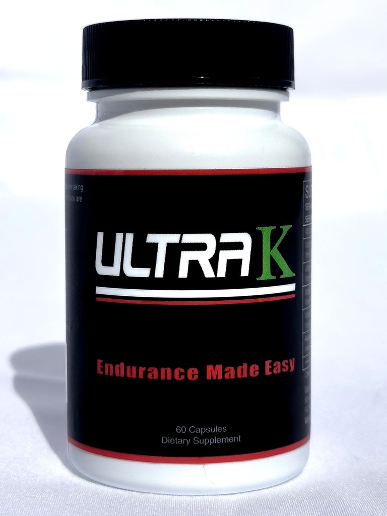 Ultra K, Endurance Athletes için Yüksek Intensity Education Supplement, Finds VO2max, Vitamins MK7, MK4, K1, Astaxanthin, Vitamin D, En İyi K-D Combo