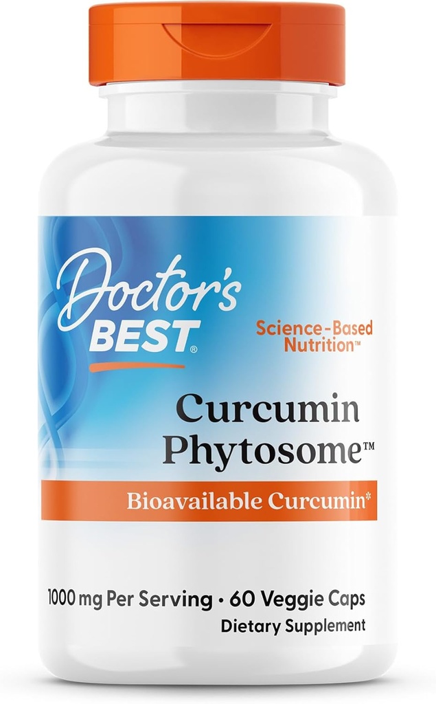 Doktorlar Best Curcumin Phytosome, Bio available Curcumin, Non-GMO, Gluten Free, Soy Free, Vegan 60 Veggie Caps