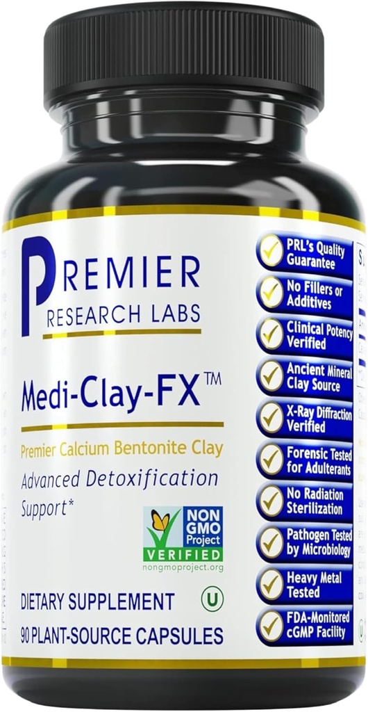 Premier Research Labs Medi-Clay-FX: Καλύμματα πηλού Μπεντονίτη για την αποτοξίνωση 