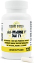 Del-Immune V® Daily Tarafından Stellar Biotics, All- Natural Immune Support & Gut Health, Immediate Care, Metabiyotik: NextGen Probiyotik Terapi (120 Caps)