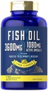 Carlyle Fish Oil 3600 mg | 1080mg Omega 3 | 120 Kont | Non-GMO ve Gluten Free Supplement Supplement