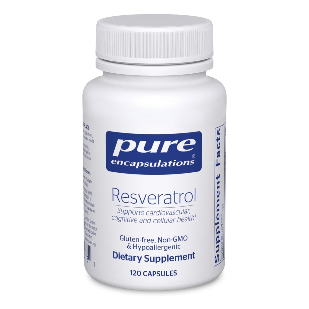 Saf Encapsulations Resveratrol - Cardiovascular, Hücre Sağlığı ve Hafıza Desteği * - 40 mg Trans-Resveratrol - Antioksis Supplement - Gluten Free & Non-GMO - 120 Capsules
