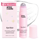 lütuf ve stella Under Eye Serum - Retinol & Caffeine Eye Serum for Puffiness, Dark Circles, Wrinkles - Vegan Skincare