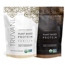 Truva Plant Tabanlı Protein Toz - USDA sertifikalı Organik, Vegan, Non-GMO, Süt Free, Soy Free, & Gluten Free - 2 Packs of 20 Services Every (Chocolate & Vanilla)