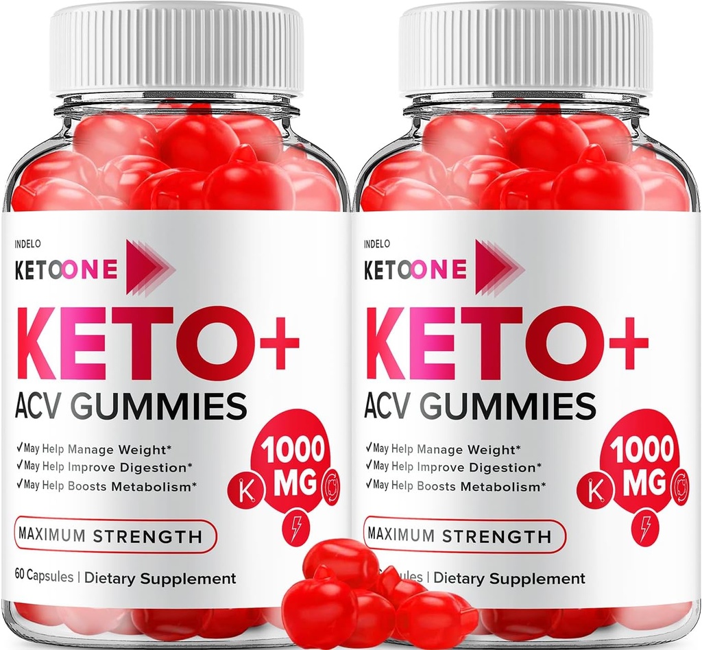 (2 Pack) Bir Gummies Gelişmiş Kayıp - ACV Gummies Maksimum Güçlü, Keto One Chem Plus ACV Kilo Yönetimi Gummies Apple Cider Vinegar, Keto One Gummies B12 Keto+ACV (120 Gummies)