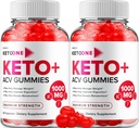 (2 Pack) Bir Gummies Gelişmiş Kayıp - ACV Gummies Maksimum Güçlü, Keto One Chem Plus ACV Kilo Yönetimi Gummies Apple Cider Vinegar, Keto One Gummies B12 Keto+ACV (120 Gummies)