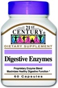 21st Century Digestive Enzymes Capsules, 60 Kont (Pack of 2)
