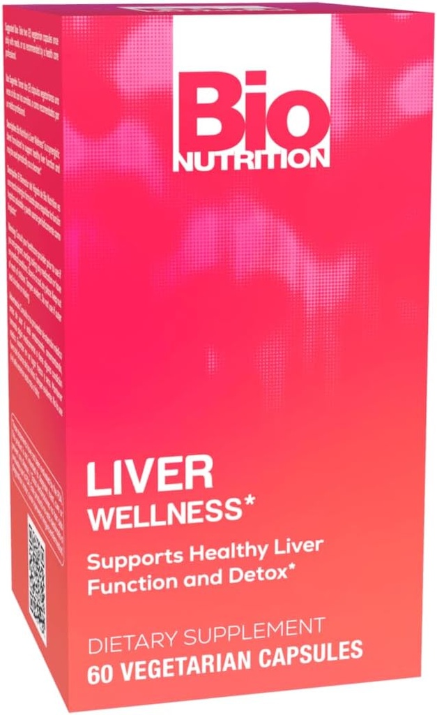 Bio Nutrition Liver Wellness 60 Vejetaryen Capsules | Sağlıklı Yaşamcı Fuction | Detoxification Support | Milk Thistle 500 mg | Digestive Health | Geliştirilmiş Enerji Seviyeleri