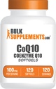 BulkSupplements.com CoQ10 100 mg Softgels - CoQ10 Beslenme Supplements, Coenzyme Q10 100 mg, CoQ10 Supplement - Hearth Health Supplement, 1 CoQ10 Softgel per Service, 120 Softgels