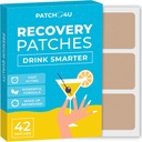 Parti Recovery Patches 42 Pack - Uyanın %100 Doğal Malzemeler Patch - Skin-Friendly & Water - İçmeden Önce Uygulan - Gelişmiş Sabah Formula Formula