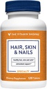 Dükkan Vitamini Saç, Cilt ve Çiçeği, 400MCG Biotin ile, Sağlıklı Vibrant Saçları, Sağlıklı Skin & Güçlü Nails (120 Tablet) için Destek