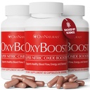 OxyBoost Nitric Hoffman for Men & Women - Supports Circulation, Heart Health, Energy, mental Clarity & Blood Flow - Natural Formula with Vinitrox - 180 Capsules (Pack of 3)