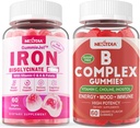 Βιταμίνη Β Σύμπλεγμα Gummies & σιδήρου γεμάτο Gummies 26mg