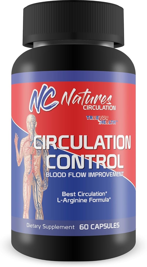 Circulation - Blood Flow Improvement - Body & Leg Circulation Supplements - Blood Circulation Supplement - L-Arginine Formula For A Circulation Boost - Zavallı Circulation Supplements