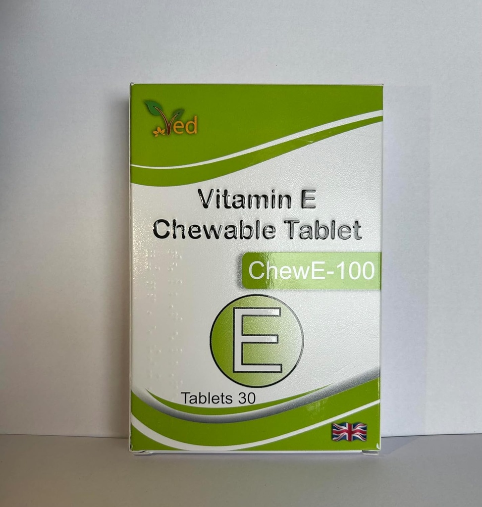 Ved Vitamin E 100 MG CHEWABLE Tablet (Pack of 30)