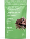 Vitamin Bariatric 500 mguba Citrate Soft Chews with 500 IU Vitamin D3 – Gastrik Bypass Hastaları ve Bone Health - Sugar & Gluten Free, Chocolate (90 Chews)