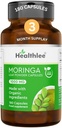 Moringa Pure Capsules | Moringa Supplement | Organic Moringa Oleifera | Moringa Leaf Powder1000 mg