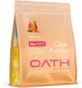 Oath Nutrition Clear Whey Isolate protein Toz, Island Mango, 20g Complete protein for Service, No add Sugar, Grass-Fed, 18 Hizmetler