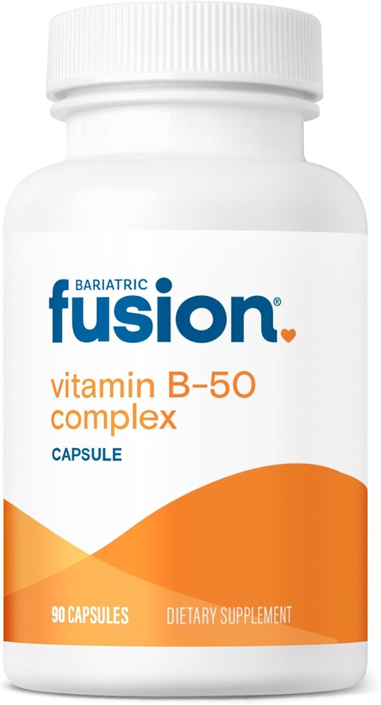 Bariatrik Fusion B-50 Kompleksi | Vegan B Kompleksi Kadınlar ve Erkekler için karmaşık Vitaminler | Swallow Vitamin B Kompleksi | 8 B Vitamini B-50 Kompleksi | 3 Ay Supply