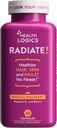 Sağlık Mantıkları Radiate | Saç Skin & Nails with Biotin, BioCell Collagen, Vitamin C, Hyaluronik Asit | Klinik olarak Yüz Hatlarını Azmak için Evaluated, Wrinkles, Crows Foot & Trust Comfort