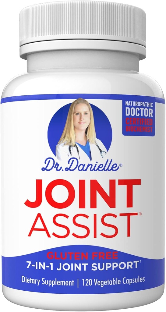 Doktor Danielle Joint Assist - Glucosamine Chondroitin Turmeric Bayan Boswellia - Ortak Destek ve Yardım - 120 Capsules