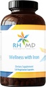 Demir ile RMD Wellness - Diyetsel Tamam, 1000 IU Vitamin D, Immune Support Vitaminleri - Multivitamin (120 Capsules)