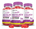 (3 Pack) Hızlı Active Keto ACV Gummies Extreme 2000MG Fastactive Keto Gummies Apple Cider Vinegar Formula B12 Vegan Non GMO 180 Gummys