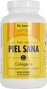 Santo Remedio Collagen, συμπλήρωμα διατροφής, υποστηρίζει το ισχυρό δέρμα και οστά, περιέχει βιταμίνη C και κολλαγόνο πεπτίδια, μη ΓΤΟ, χωρίς γλουτένη, χωρίς τεχνητές γεύσεις, 120 δισκία, 90 υπηρεσίες