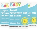 California Gold Beslenme Bebek D3 - Bebekler için Sıvı D3 Supplement, Vejetaryen Dostu - Developmental Support - Alkol & Gluten Free, Non-GMO - 10 mcg (400 IU) - 0.34 fl oz (10 ml), 3 ml