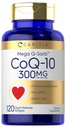 Carlyle CoQ10 300 mg | 120 Softgels | Mega Q-Sorb Coenzyme Q-10 | Black Pepper Extract | Non-GMO, Gluten Free Supplement Supplement