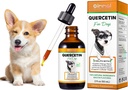 Quercetin για σκύλους, συμπλήρωμα Quercetin σκύλων, Quercetin με βιταμίνη C για σκύλους, Quercetin για σκύλους Αλλεργίες, υποστήριξη ισορροπημένη ανοσοποιητικό σύστημα Anti Itch Υποστήριξη