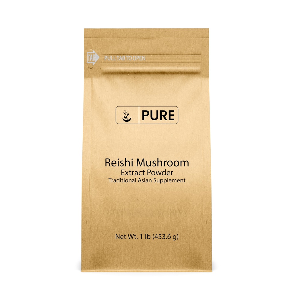 PURE ORIGINAL INGREDIENTS Reishi Mushroom (1lb) Lingzhi, Geleneksel Supplement, Non-GMO, Lab-TY