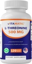 Vitamatic L-Threonine 500 mg - 120 Sebze Kapsülleri Sağlıklı Yaşamcı, Cardiovascular & Yapısal Fonksiyonlar