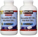 Kirkland Signature Glucosamine with MSM, 375 Tablet (2 Pack)