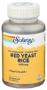 SOLARAY Red Yeast Rice 600mg System Support, μη ακτινοβολημένο & όχι κιτρινίνη, Εργαστήριο Επαληθευμένο, 120 VegCaps