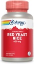SOLARAY Red Yeast Rice 600mg System Support, μη ακτινοβολημένο & όχι κιτρινίνη, Εργαστήριο Επαληθευμένο, 120 VegCaps