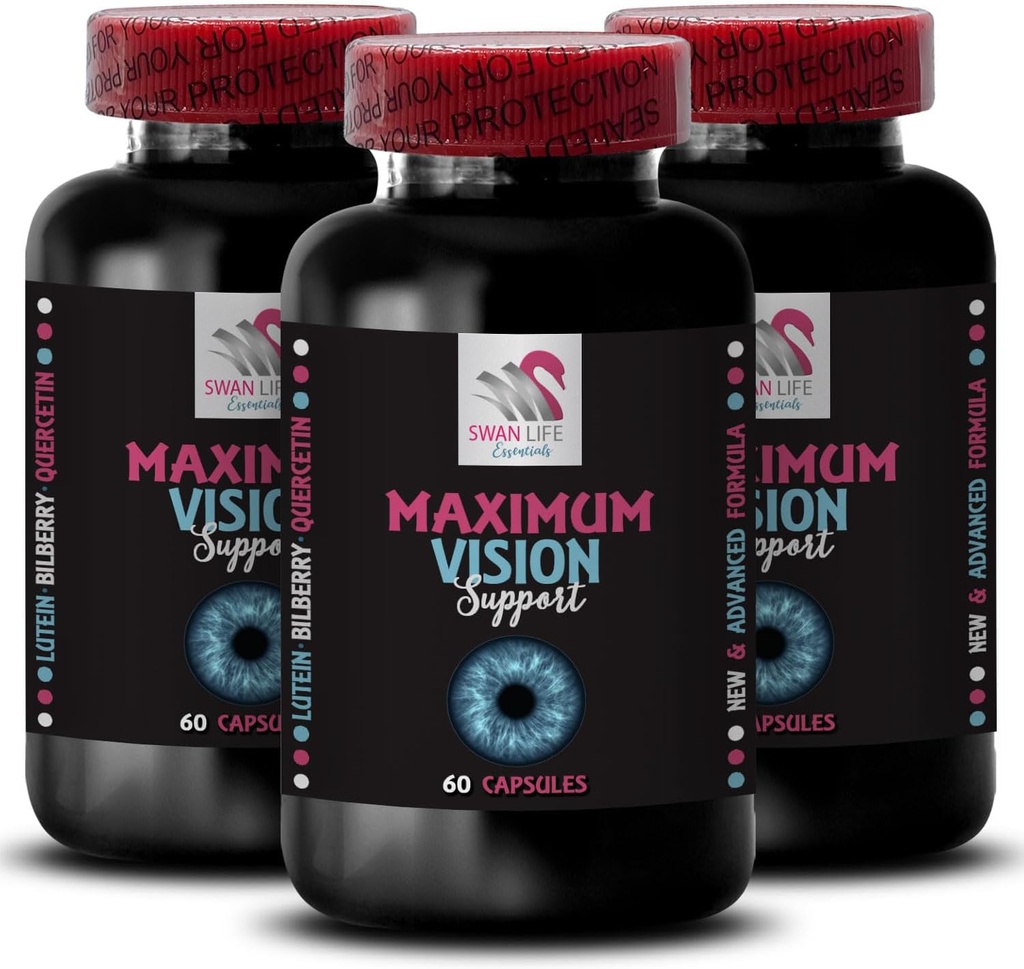 Υποστήριξη ματιών - EYE VISION ΣΥΜΠΛΗΡΩΜΑ - Διαύγεια φακού, Ακονιστής εστίασης, Φωτεινές σκηνές, Ευκρίνεια ματιών, Κρυστάλλινη όραση, Οπτική ώθηση, Υποστήριξη εστίασης, Καθαρότερη όραση, Πλεονέκτημα εστίασης 3 Φιάλη 180 Caps