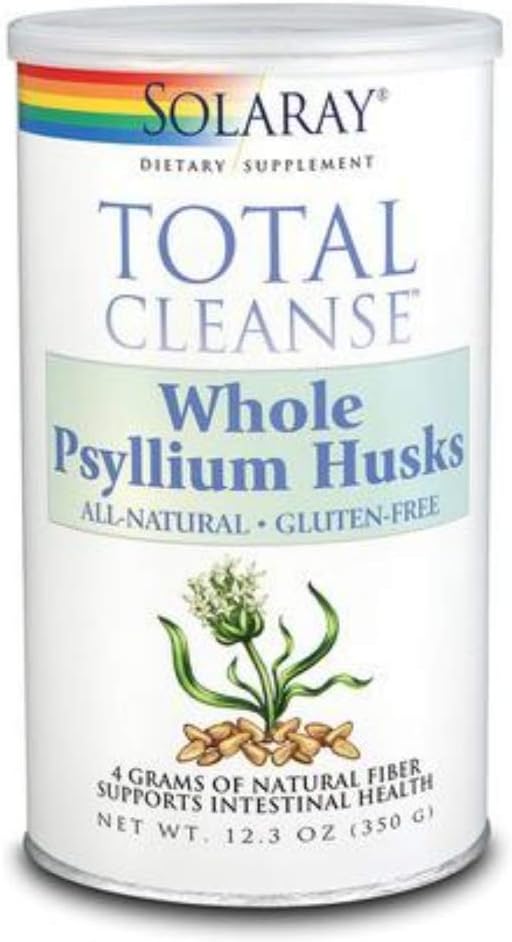SOLARAY Psyllium Husk, Toz, Unflavored (Can) | 350g