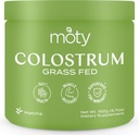 Moty Bovine Colostrum Grass Fed Toz Supplement for Gut Health, Muscle Recovery, Superfood for Immunity, Gluten Free (60 Hizmet) - Matcha Flavoreded